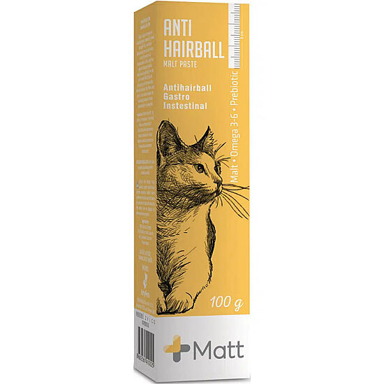 Matt Anti Hairball Tüy Yumağı Önleyici Kedi Macunu 100 Gr