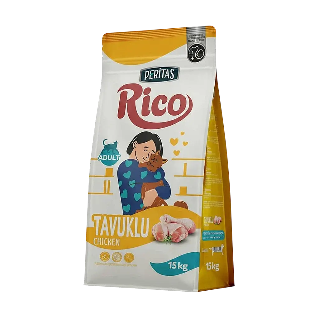 Rico Tavuklu Yetişkin Kedi Maması 15 kg