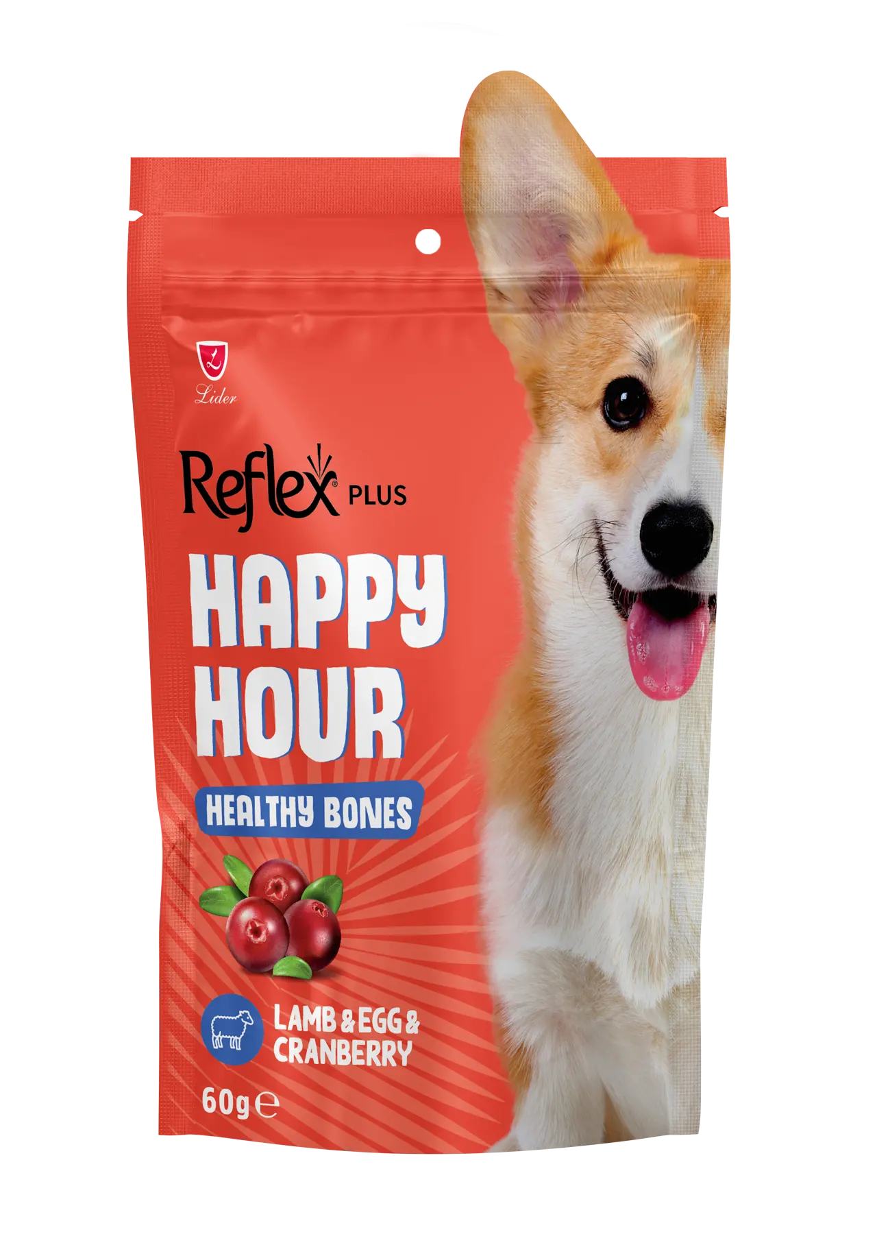 Happy Hour / Healthy Bones - Sağlıklı Kemikler için Destekleyici Köpek Ödül Maması 60 Gr