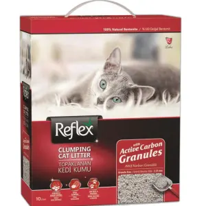 Reflex Aktif Karbon Granüllü Topaklanan Kedi Kumu 10 lt