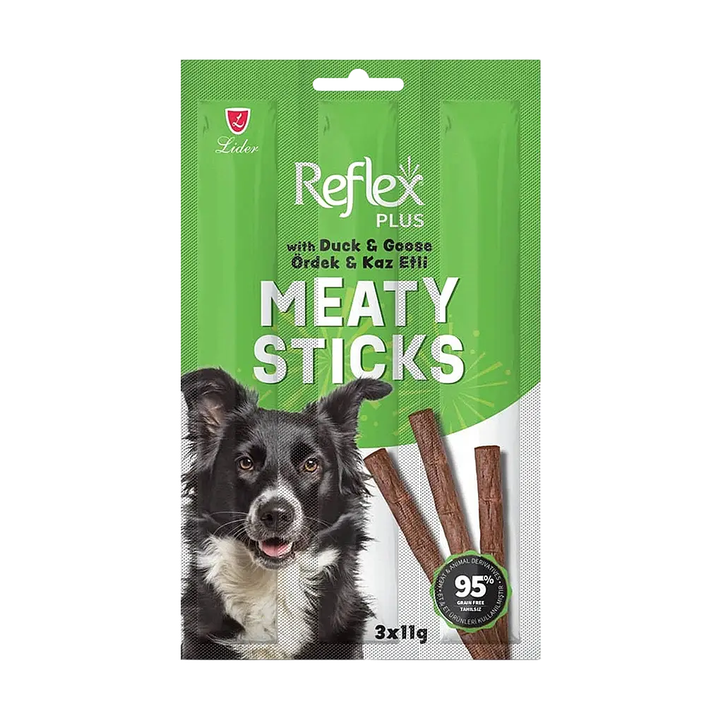 Reflex Plus Ördek Ve Kaz Etli Köpek Ödül Çubuğu 11 gr 3'lü