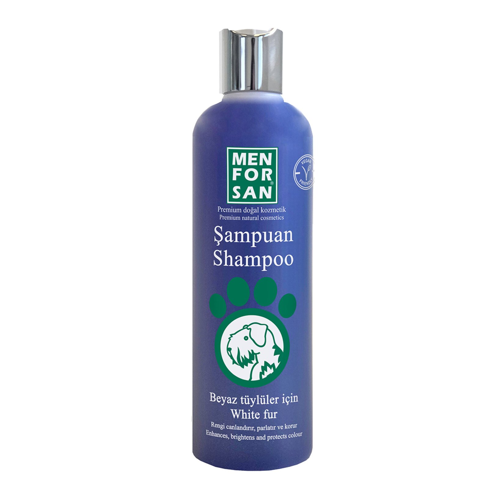MENFORSAN BEYAZ TÜYLERE ÖZEL KÖPEK ŞAMPUANI 300ML
