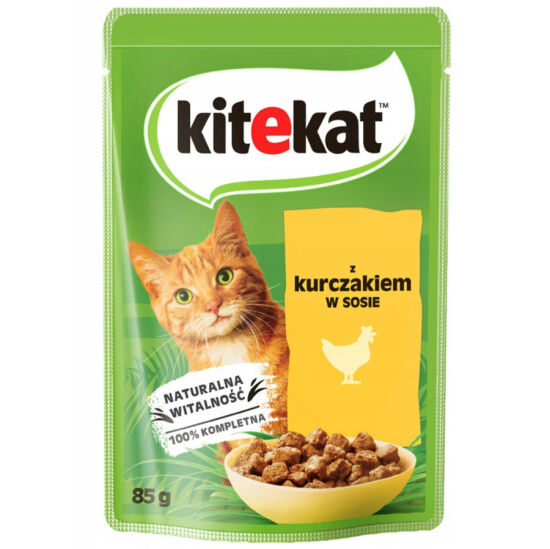 Kitekat Tavuk Etli Kedi Yaş Maması 85 Gr