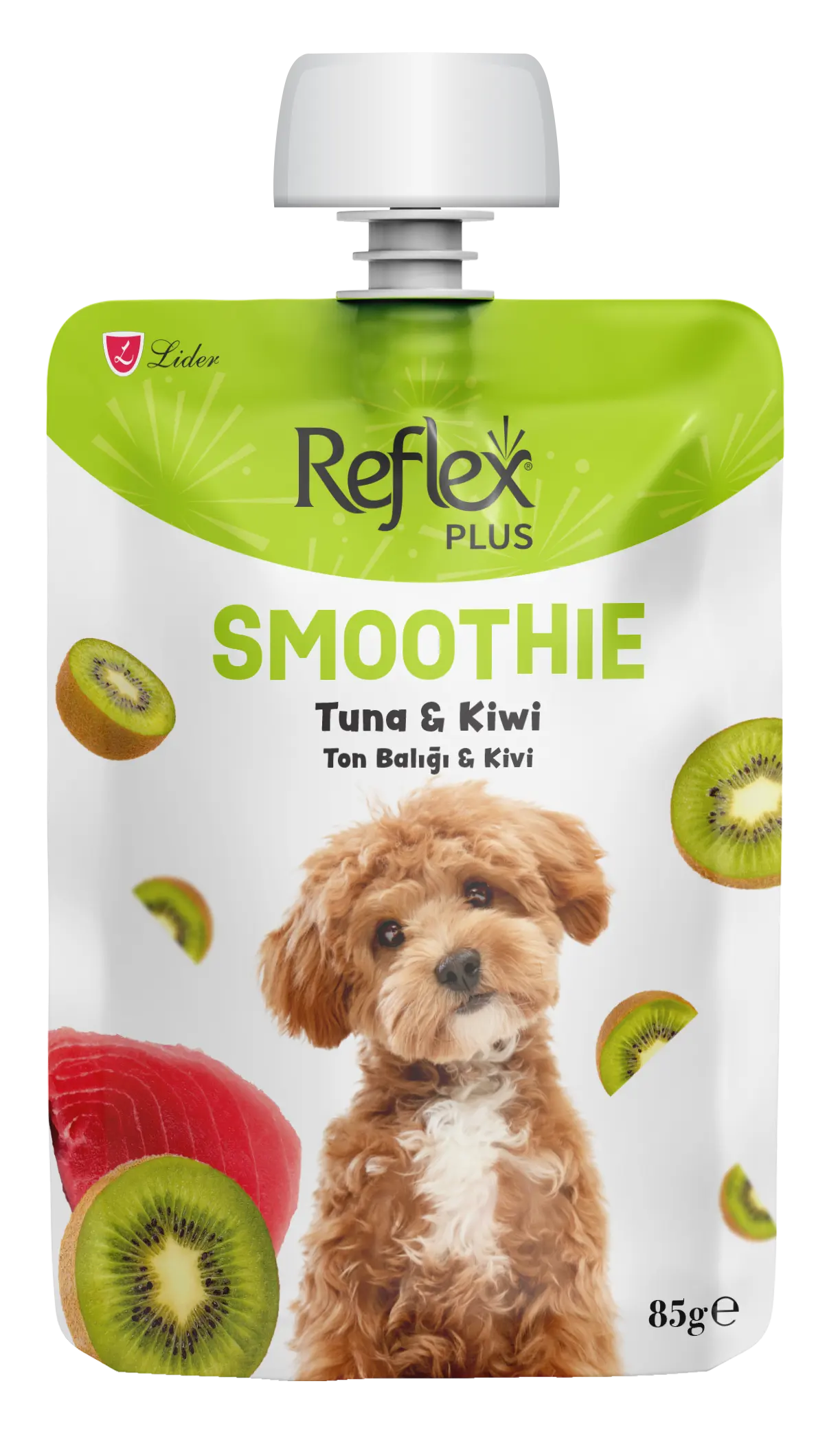 Smoothie / Ton Balığı & Kivi Yetişkin Köpek Sıvı Ödül Maması 85 Gr